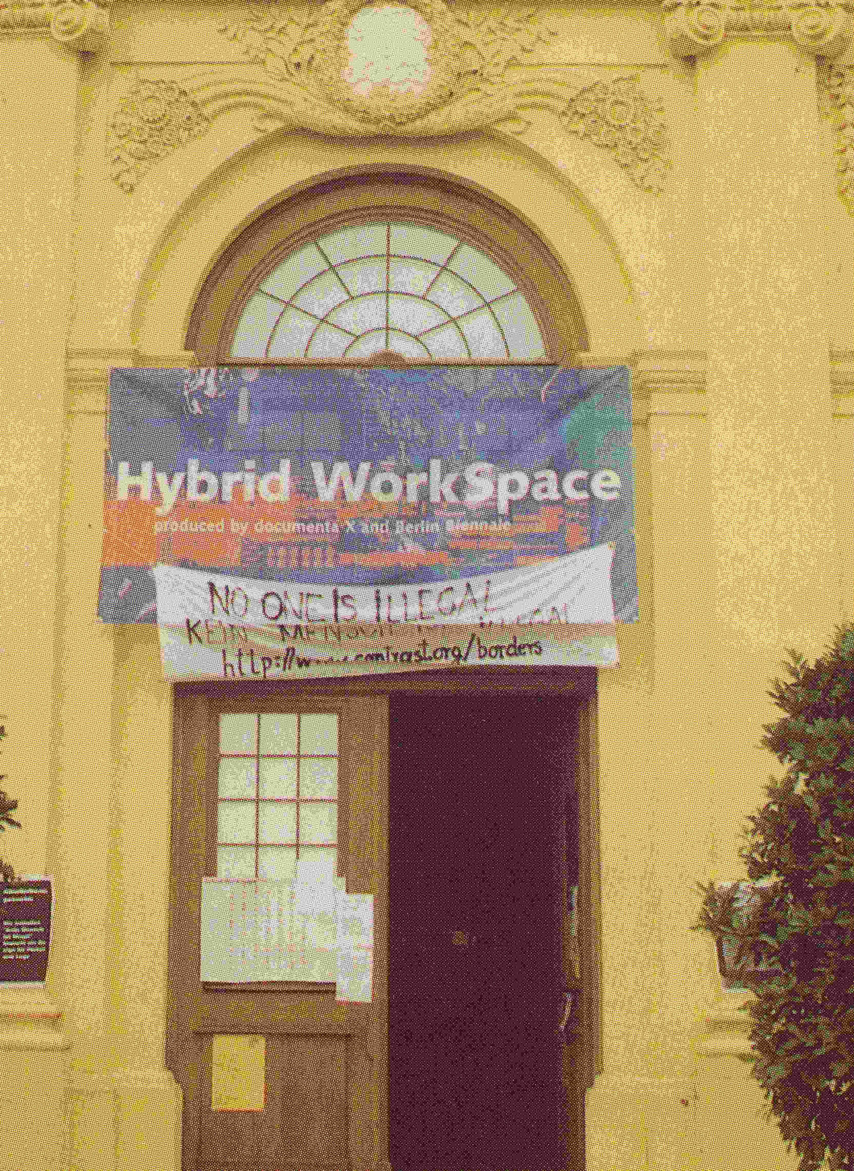  No One Is Illegal: Start at Hyprid Workspace of documenta X, Kassel 1997
